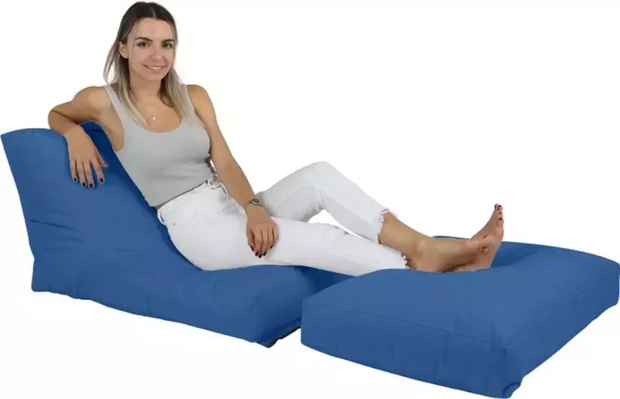 Sugarpufy Modulair Siesta Zitzak Waterafstotend Blauw