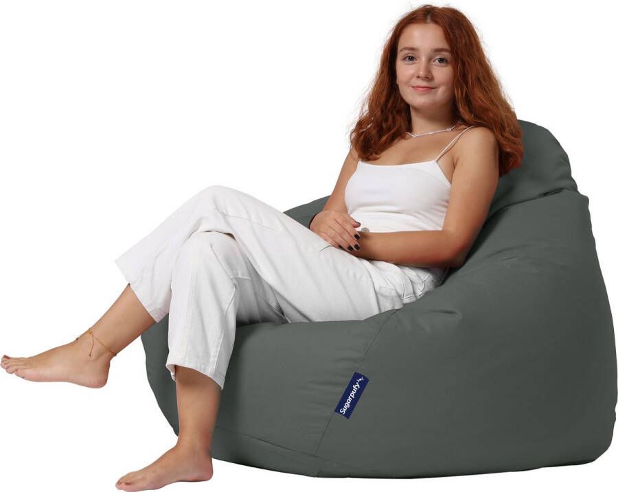 Xoft Living – Zitzak – Premium XXL – Antraciet – Waterafstotend - Foto 2