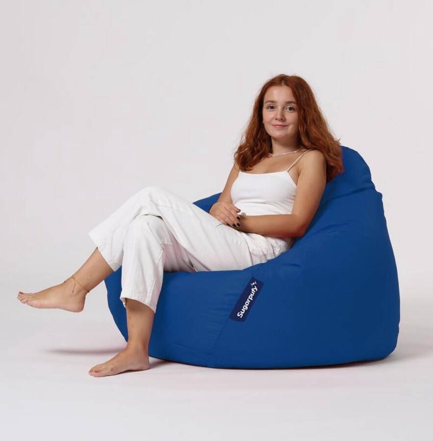 Xoft Living – Zitzak – Premium XXL – Blauw – Waterafstotend