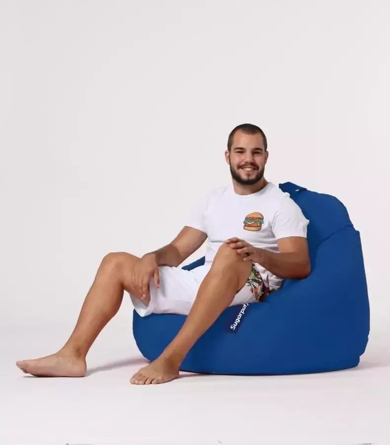 Xoft Living – Zitzak – Premium XXL – Blauw – Waterafstotend - Foto 3