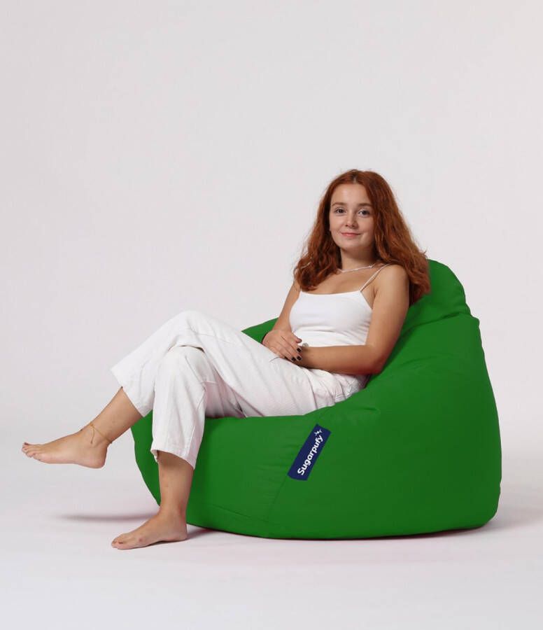 Xoft Living – Zitzak – Premium XXL – Groen – Waterafstotend - Foto 4