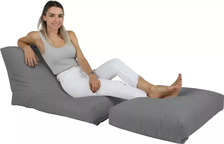 Sugarpufy Siesta Modulair Zitzak Waterafstotend Grijs