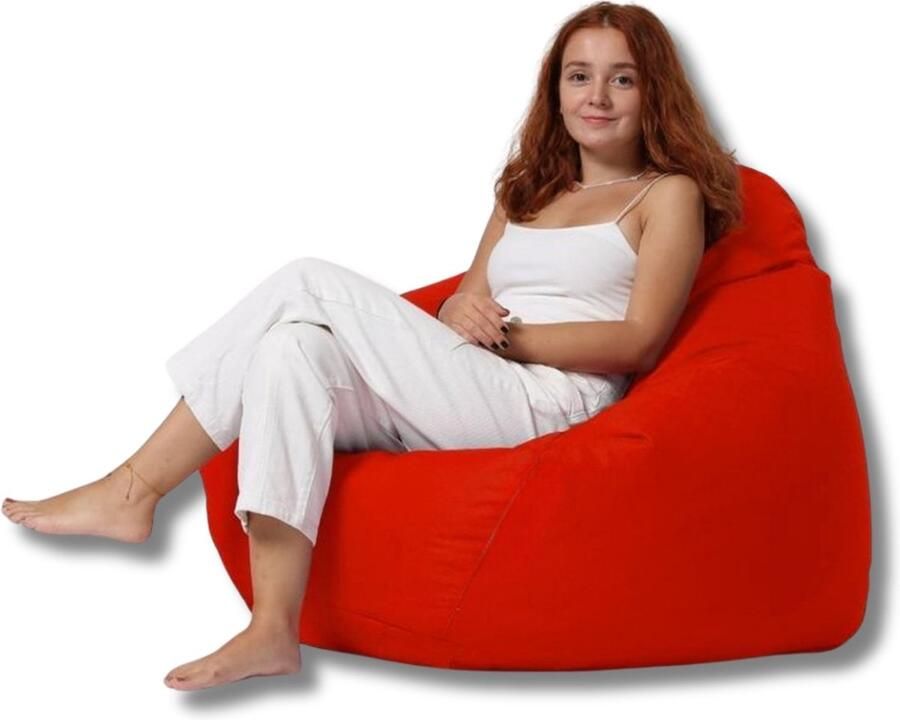 Xoft Living – Zitzak – Premium XXL – Rood – Waterafstotend - Foto 3