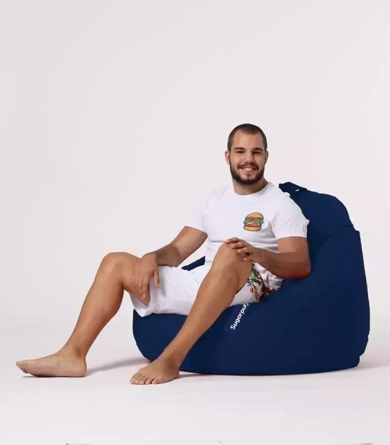 Xoft Living – Zitzak – Premium XXL – Donker Blauw – Waterafstotend - Foto 3