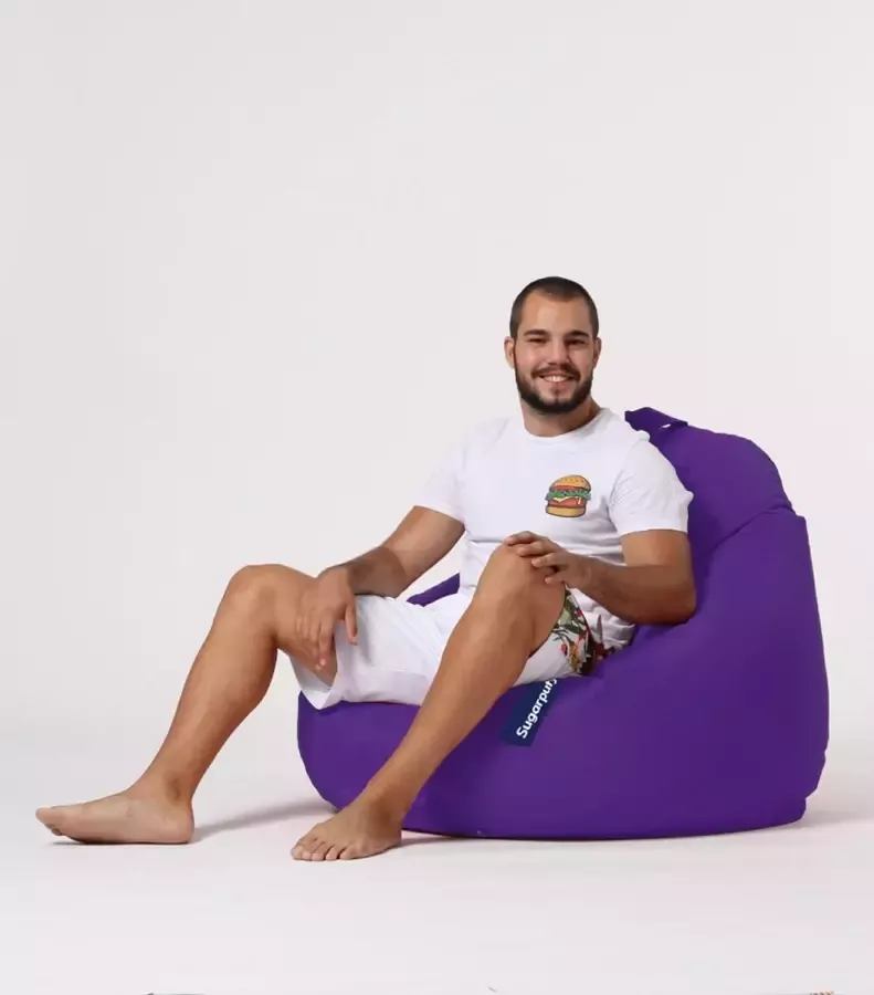 Xoft Living – Zitzak – Premium XXL – Paars – Waterafstotend - Foto 2