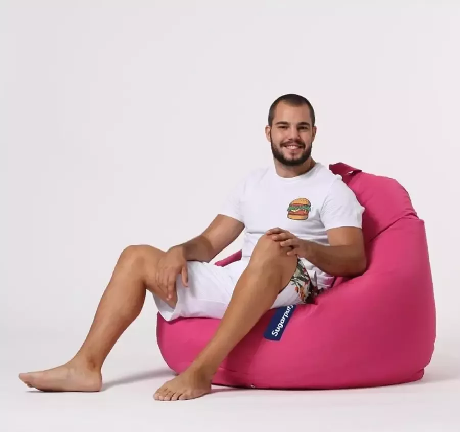 Xoft Living – Zitzak – Premium XXL – Roze – Waterafstotend - Foto 3