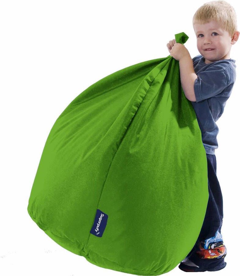 Xoft Living Kids Pear Zitzak Kinder Zitzakken Waterafstotend Groen Kinderzetel Zitzak Kind Speelkamer-Duurzaam Binnen & Buiten Zitzak - Foto 2