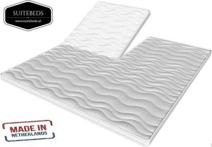 Suitebeds Pro topper nasa traagschuim Visco 180x200 SPLIT ! -7cm