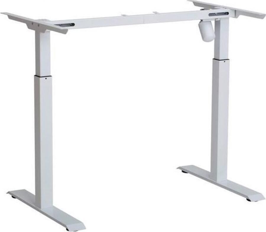 Sun-Flex DESKFRAME II wit zit-sta tafel electrisch in hoogte verstelbaar van 70-118 cm Staal minder dan 30 dB draagvermogen 120 kg met memory master 5 jaar garantie Zweedse kwaliteit