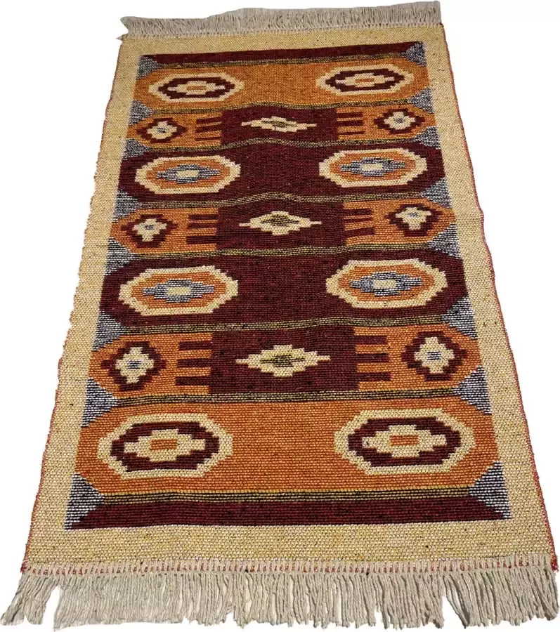 Sunar Home Kelim Vloerkleed Armutlu Kelim Kleed Kelim Tapijt Oosterse Vloerkleed 60x90 cm Loper Tafelkleed Plaid Met kleine cadeau