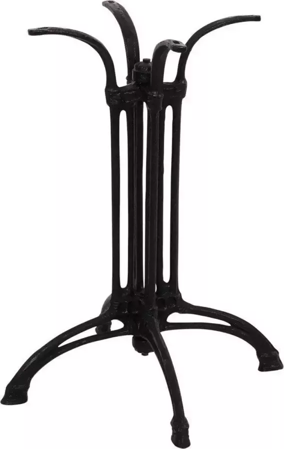 Sunburst Tafelonderstel gietijzer voor tafelbladen Zwart