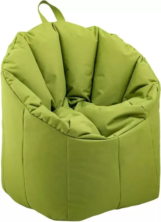 Sunfield Zitzak Fauteuil Comfortabele en Waterdichte poef Scheurbestendige hoes 70x80cm Groen