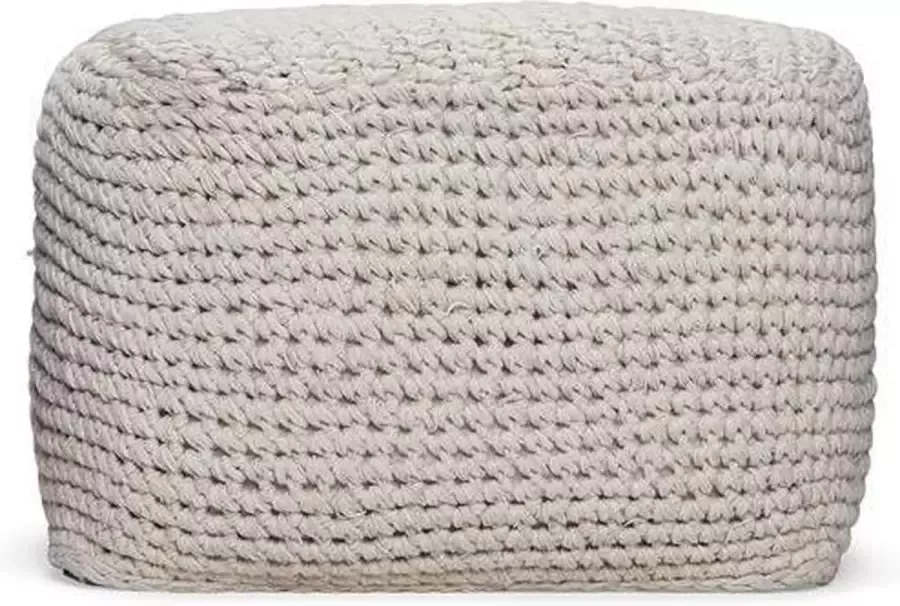 Suns poef arezzo 55x55x40 5cm naturel