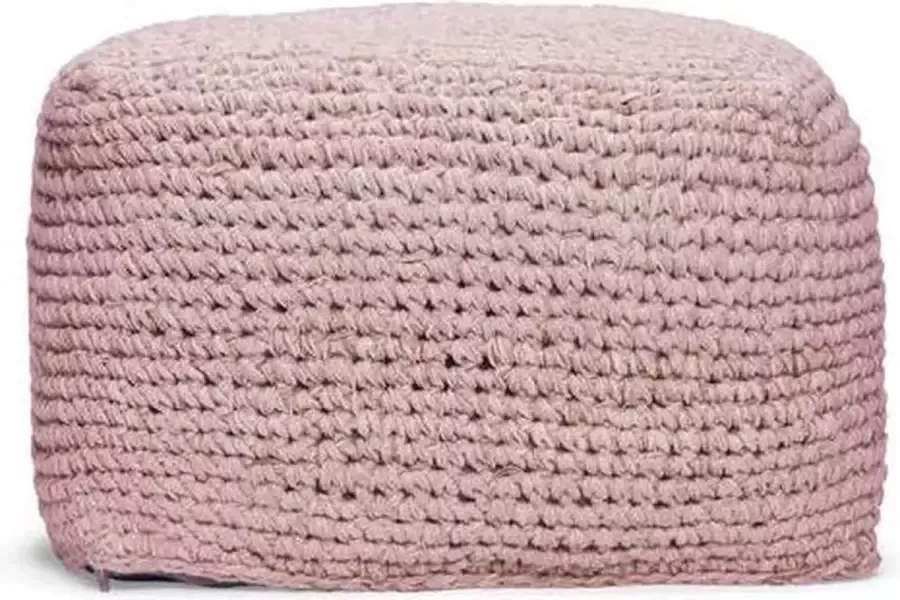 Suns poef arezzo 55x55x40 5cm roze