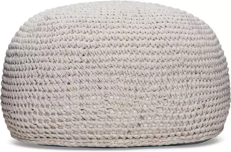 Suns poef arezzo 70x70x40 5cm naturel