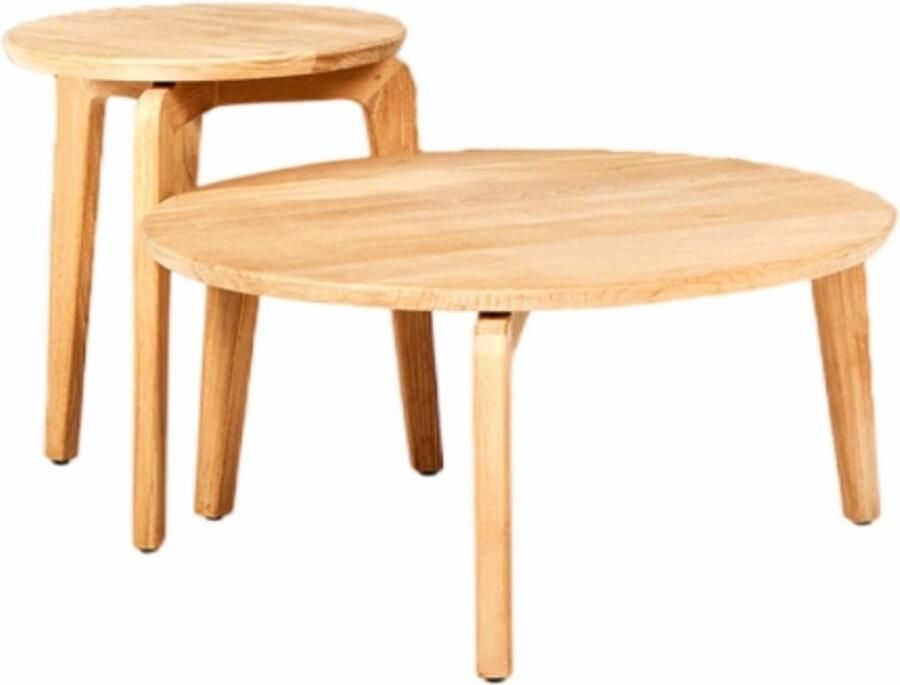 Suns Loungetafel Termoli Natural Teak 72 x 30 cm