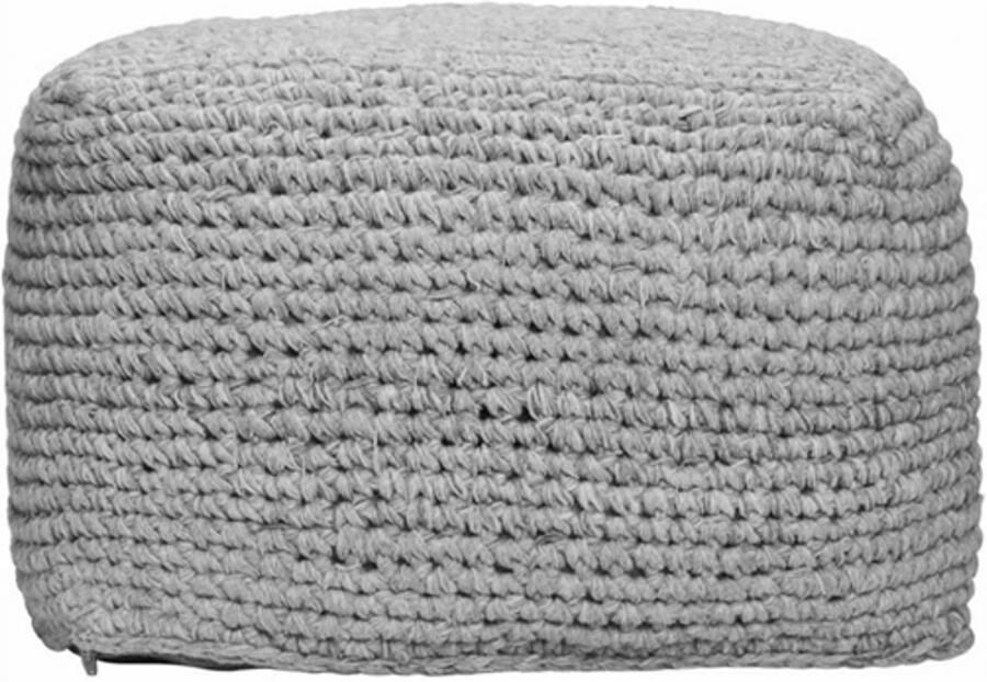 Suns poef arezzo 55x55x40 5cm antraciet