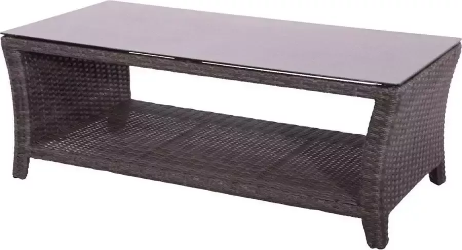 Sunburst Supper Club tuintafel Soho 120 x 60 cm coal