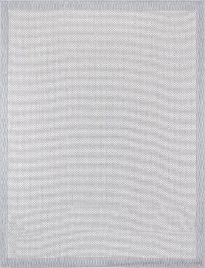 Surya Buitenkleed Balkon Terras Keuken Modern Scandinavisch Tapijt KACEY Grijs Ivoor 120x170 cm