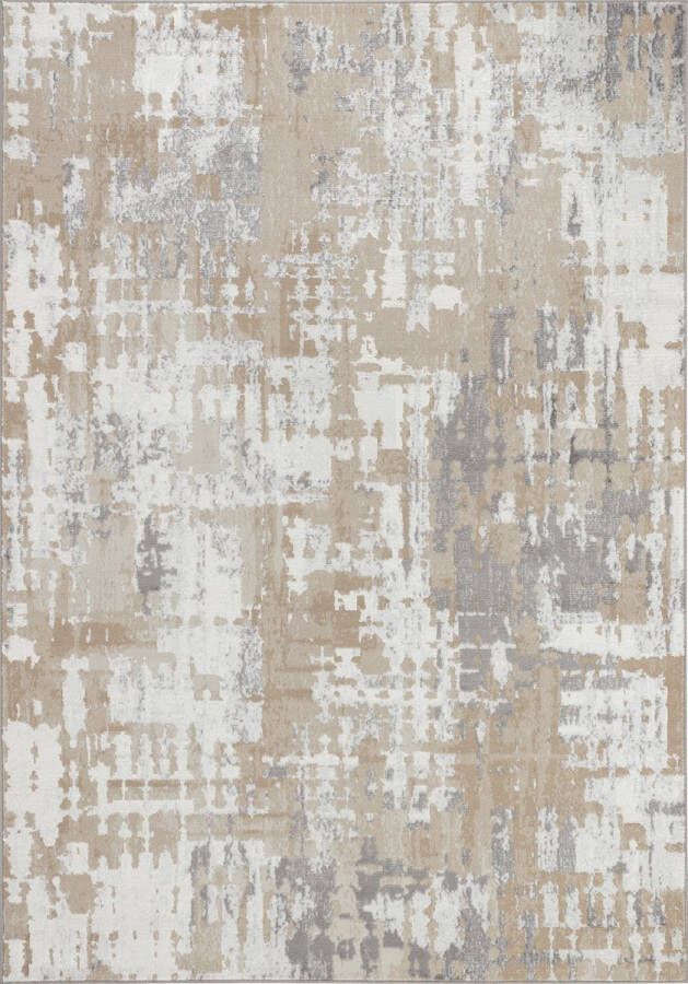 Surya Vloerkleed Woonkamer Slaapkamer Modern Abstract vloerkleed MARTINA Beige Wit 120x170 cm - Foto 2