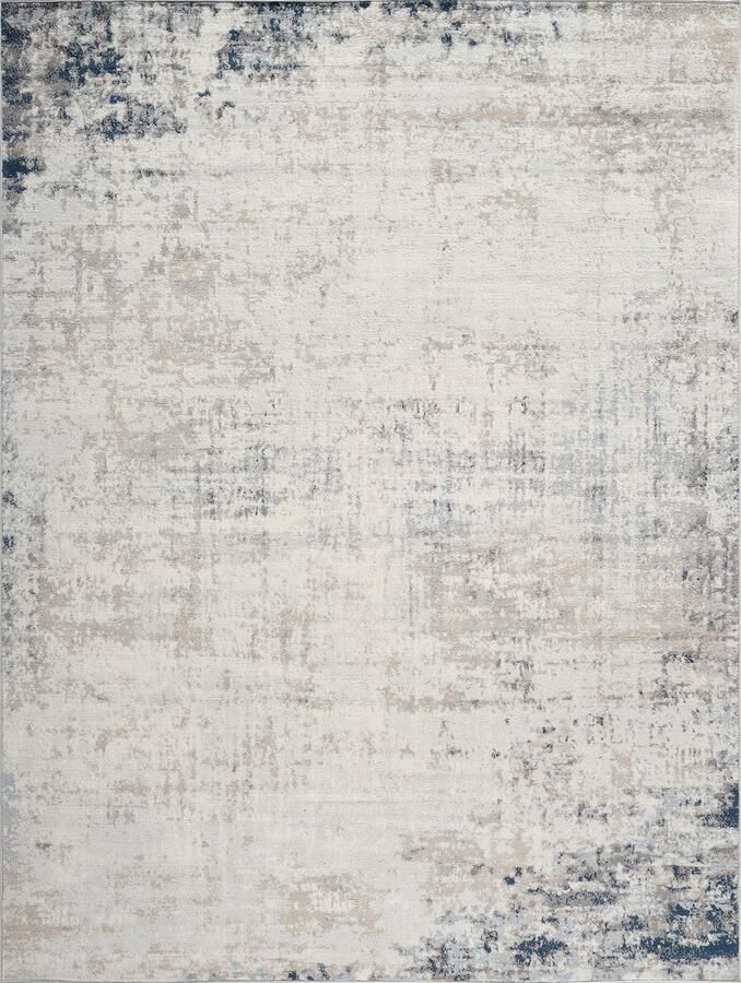 Surya Vloerkleed Woonkamer Slaapkamer Modern Abstract Tapijt ALIX Grijs Blauw 120x170 cm