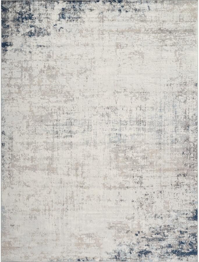 Surya Vloerkleed Woonkamer Slaapkamer Modern Abstract vloerkleed ALIX Grijs Blauw 160x215 cm - Foto 2
