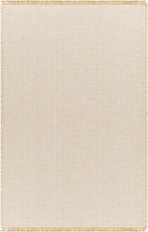 Surya Becki Owens x Woonkamer Slaapkamer Boho Tapijt van Jute PAVI LichtKastanje Taupe 120x170 cm