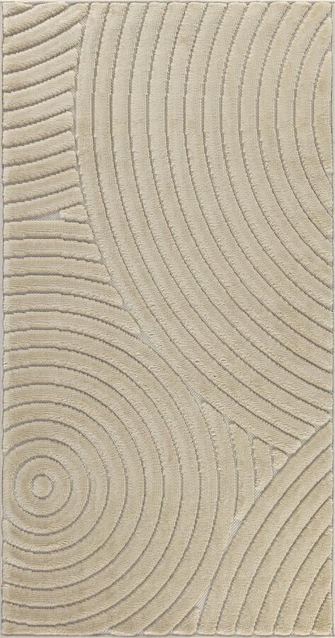 Surya Vloerkleed Woonkamer Slaapkamer Modern Scandinavisch Tapijt KOANA Beige 80x150cm