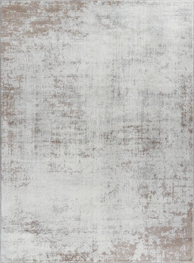 Surya Vloerkleed Woonkamer Slaapkamer Modern Abstract Tapijt MILENA Beige Wit 200x275 cm