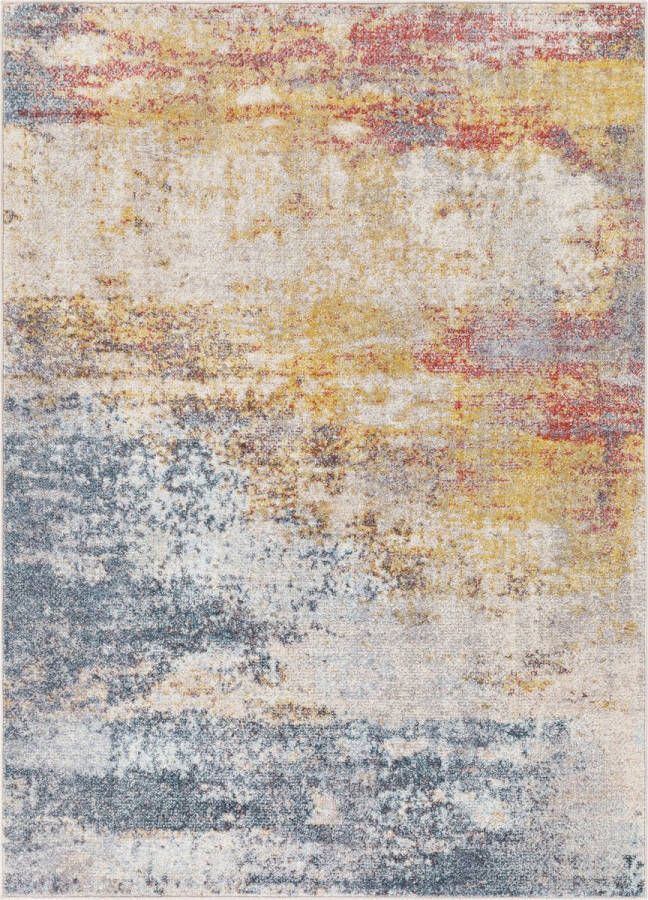 Surya Vloerkleed Woonkamer Slaapkamer Modern Abstract Tapijt VALERIE Meerkleurig Oranje 200x275 cm - Foto 2