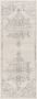 Surya Vloerkleed Hal- en SlaapKamer Vintage Oosters Loper Gang CEREN Wit Grijs 80x220 cm - Thumbnail 1