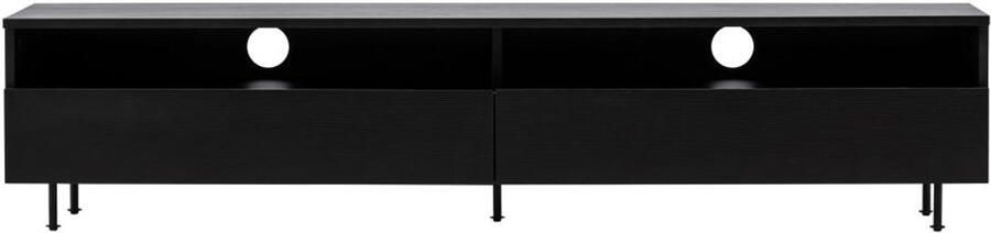 Svea Clelia tv-meubel 180 cm zwart