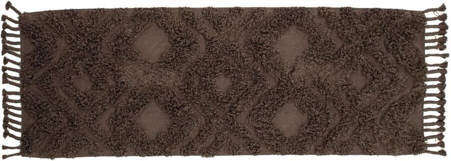 Svea Dario vloerkleed 70 x 200 cm bruin