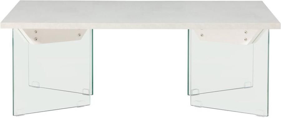 Svea Donata rechthoekige bijzettafel 80 x 120 cm glas