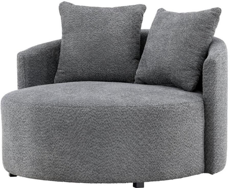 Svea Elena loveseat teddy grijs