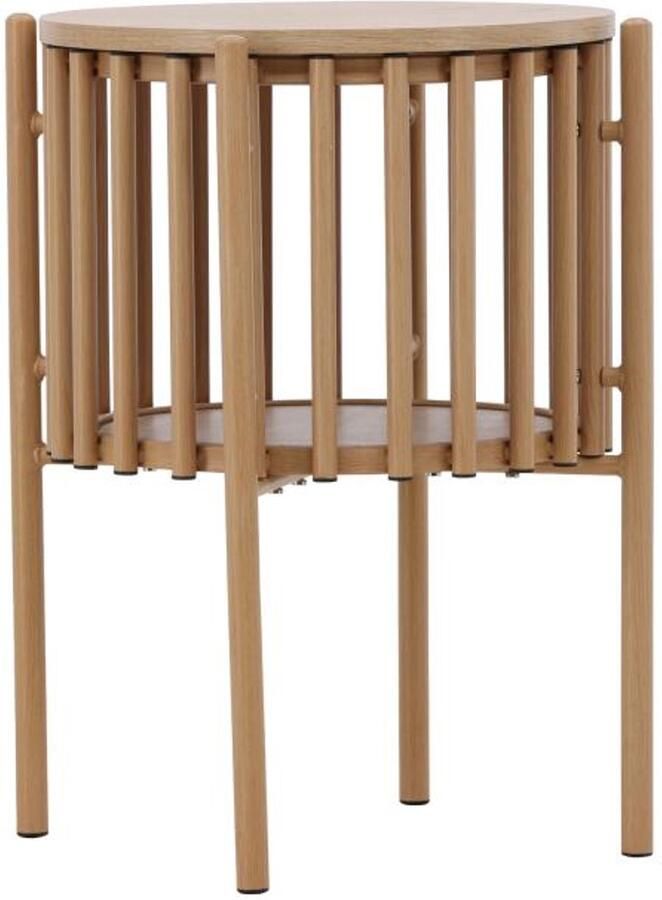 Svea Farouk ronde bijzettafel ø45 cm naturel