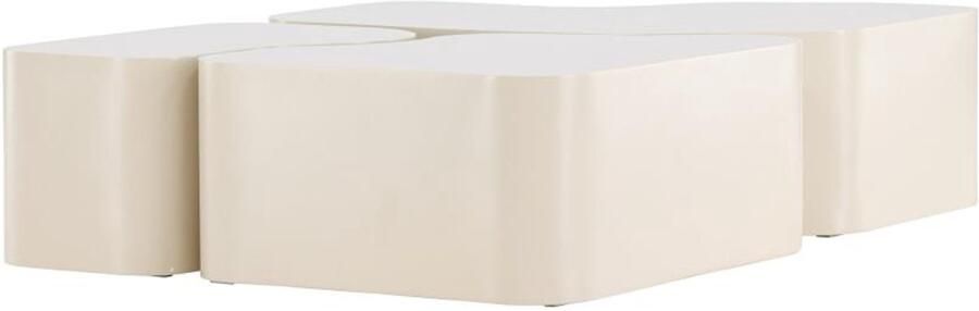 Svea Flora organische salontafels set van 3 beige