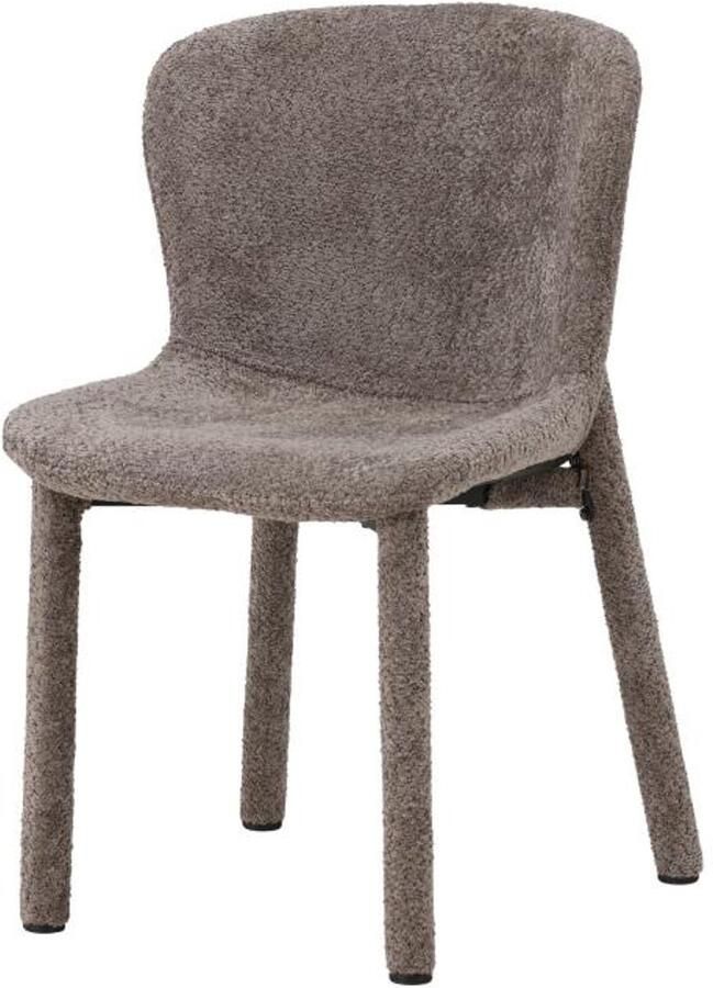 Svea Germano eetkamerstoel volledig boucle bruin