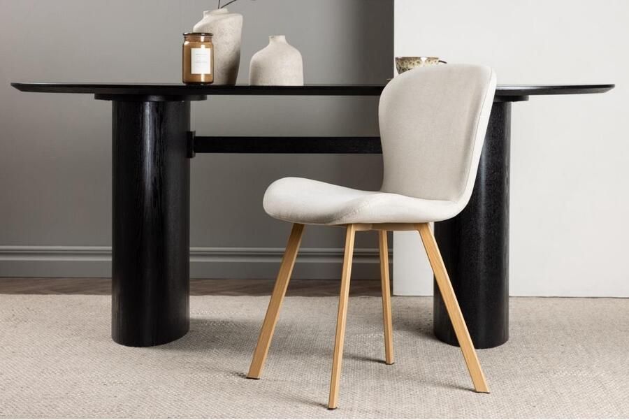 Svea Jilla eetkamerstoel linnen beige