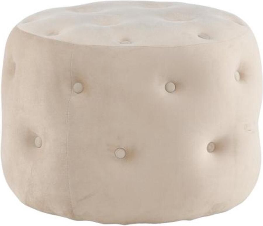 Svea Juno hocker velvet beige