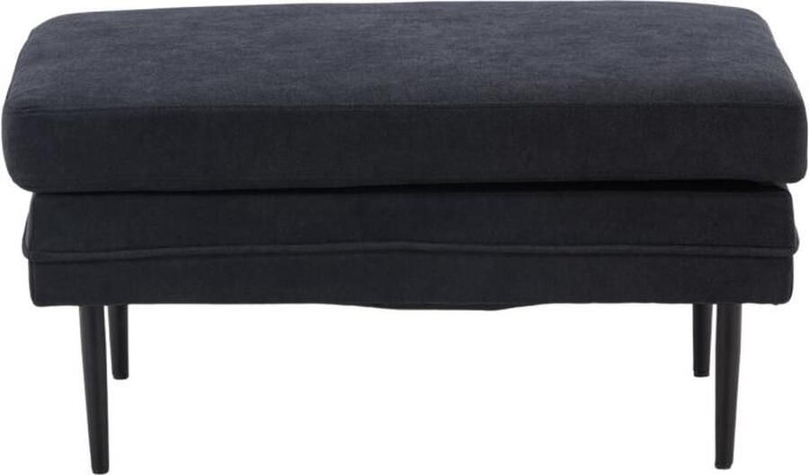 Svea Kira hocker linnen zwart