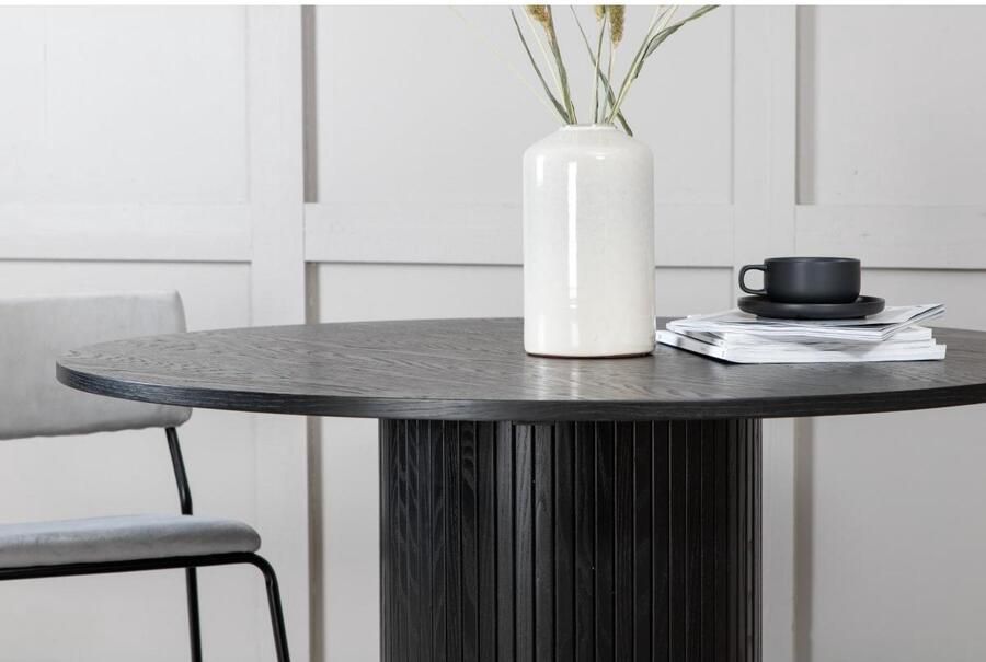 Svea Luma ronde eettafel ø110 cm zwart