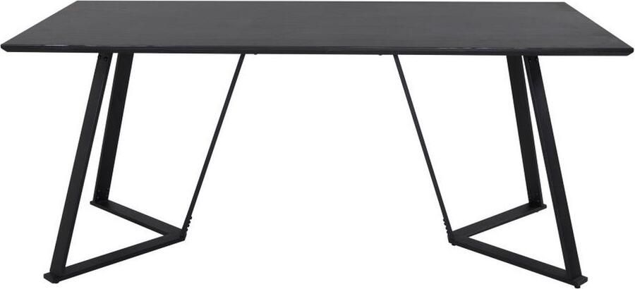 Svea Mako rechthoekige eettafel 180 x 90 cm zwart