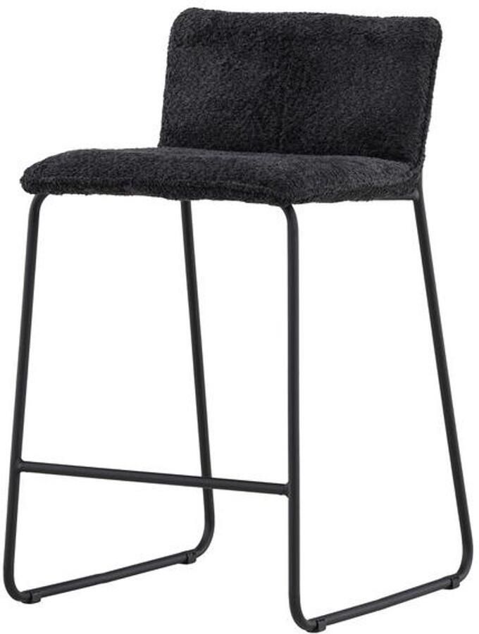 Svea Mesko barkruk 64 cm boucle zwart