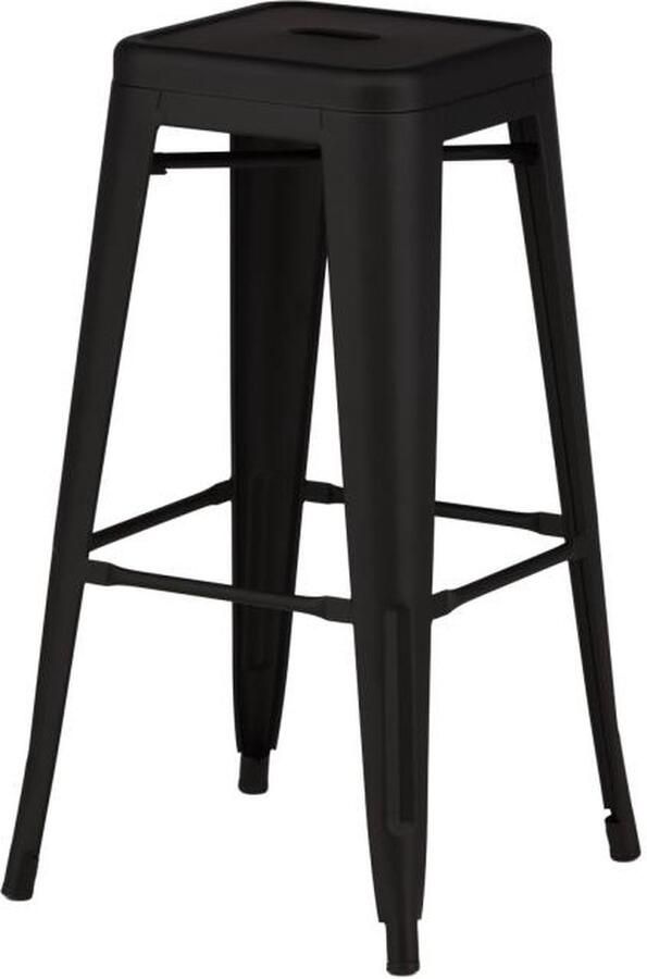 Svea Metpe barkruk 76 cm zwart