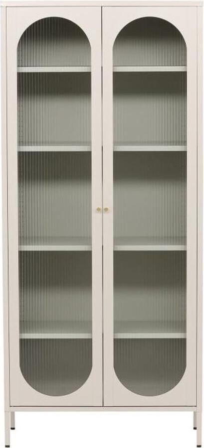 Svea Mila vitrinekast 80 x 180 cm beige