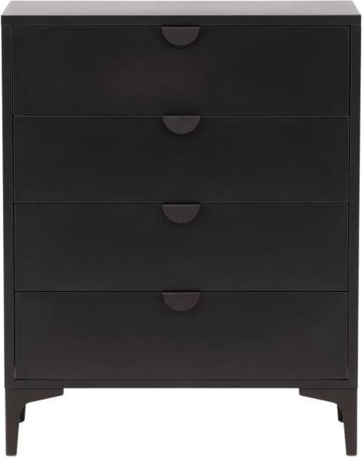 Svea Molvo ladekast 4 laden zwart