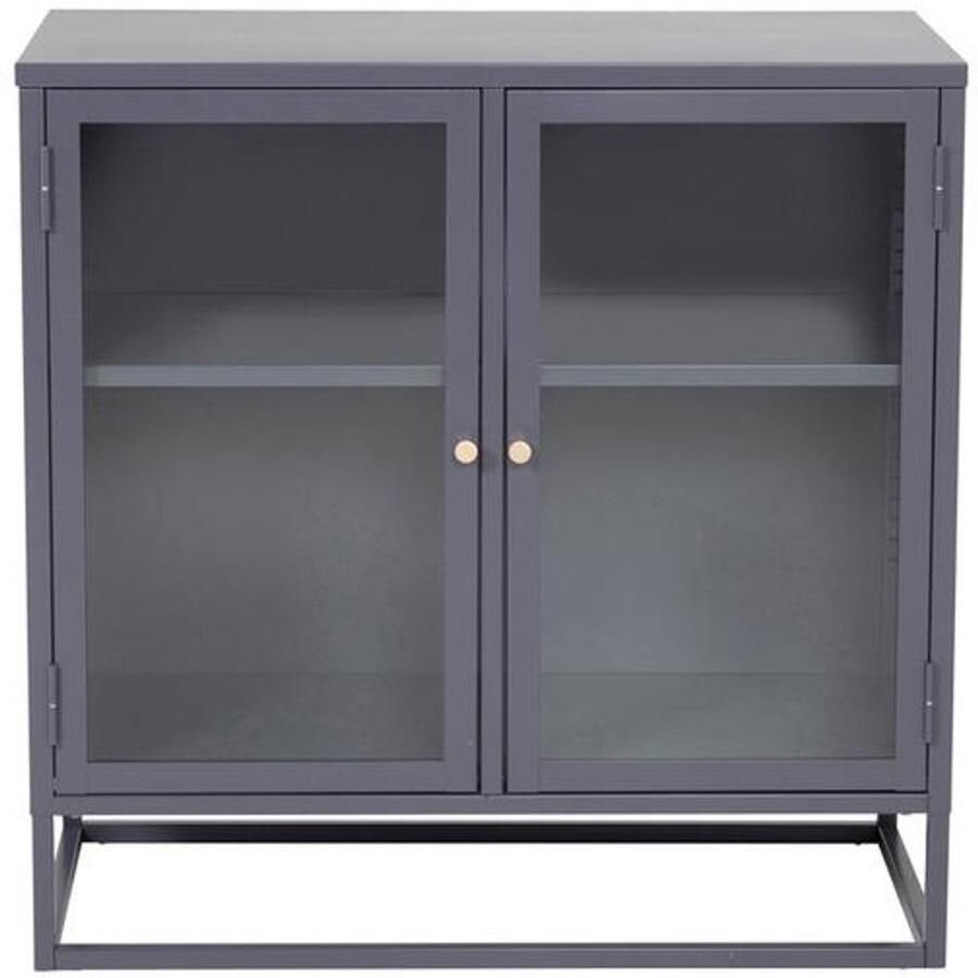 Svea Noma vitrinekast 85 x 85 cm grijs