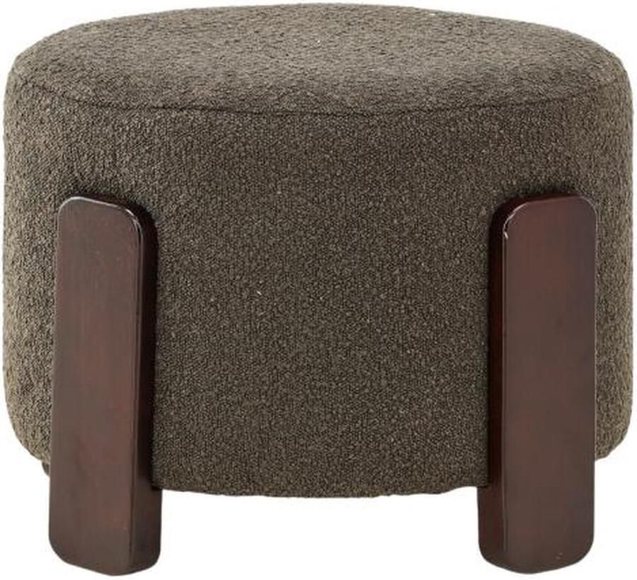 Svea Nova hocker boucle donkergrijs