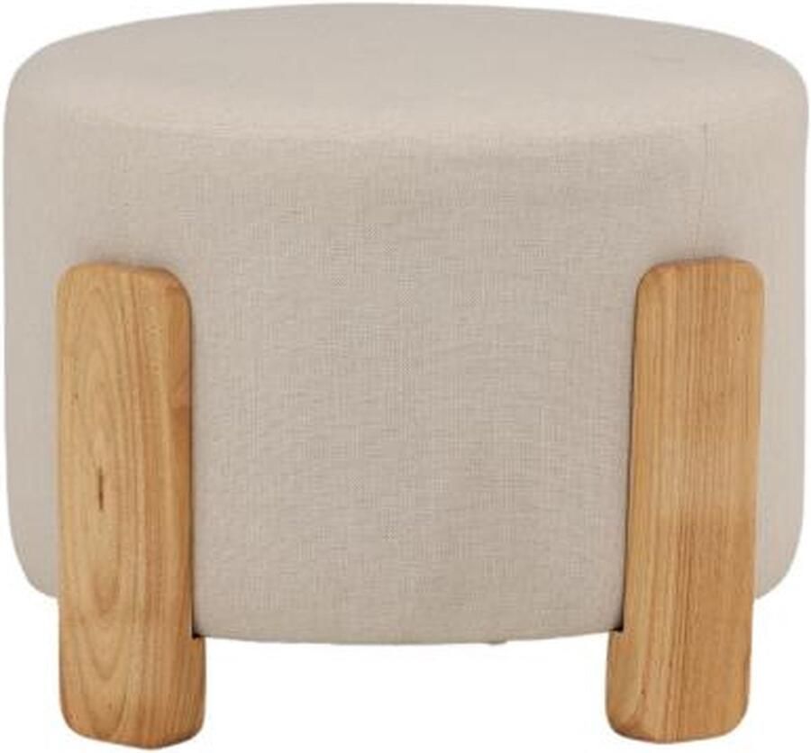 Svea Nova hocker boucle wit